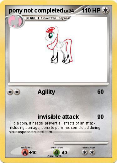 Pokemon pony not completed