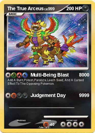 Pokemon The True Arceus