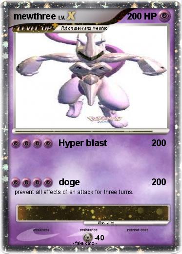 Pokemon mewthree