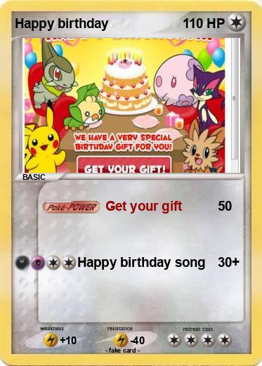 Pokemon Happy birthday