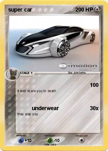 Pokemon super car