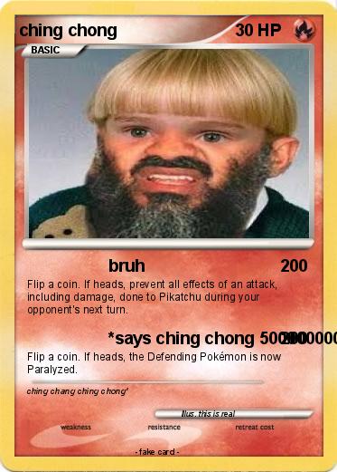 Pokemon ching chong