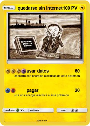 Pokemon quedarse sin internet
