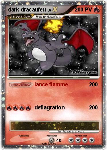 Pokemon dark dracaufeu