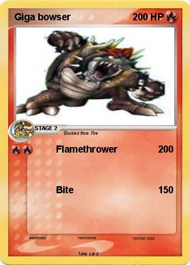Pokemon Giga bowser