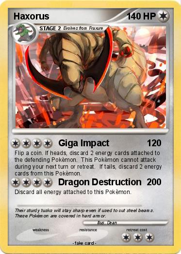 Pokemon Haxorus