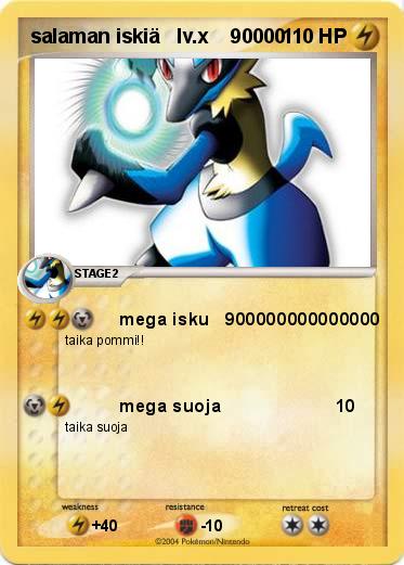 Pokemon salaman iskiä   lv.x    90000