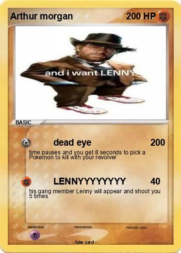 Pokemon Arthur morgan