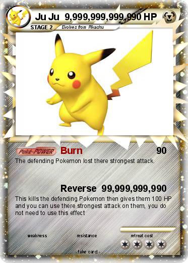 Pokemon Ju Ju  9,999,999,999,9
