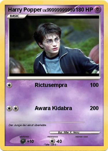 Pokemon Harry Popper