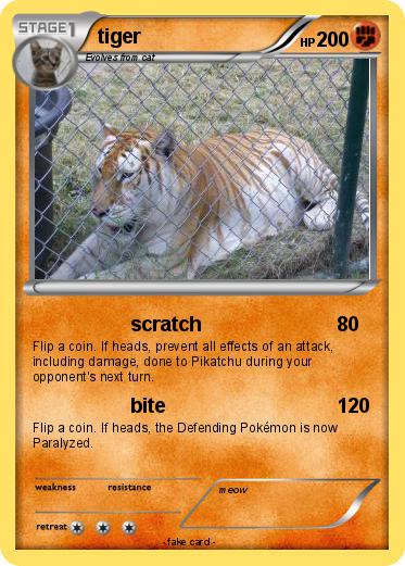Pokemon tiger