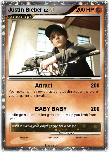 Pokemon Justin Bieber