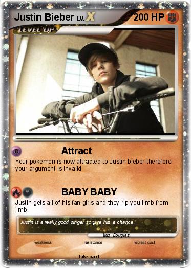 Pokemon Justin Bieber