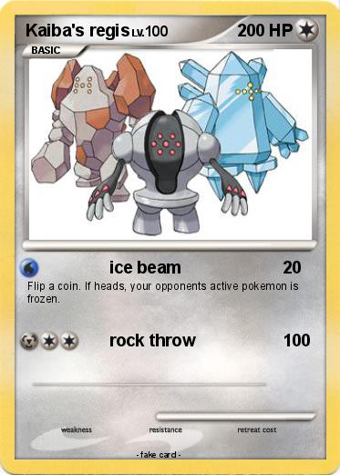 Pokemon Kaiba's regis