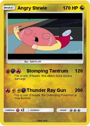 Pokemon Angry Stewie