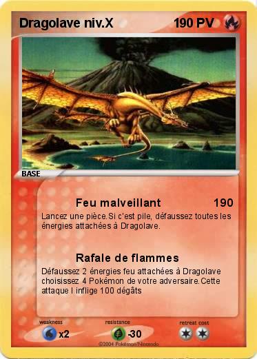 Pokemon Dragolave niv.X                 1