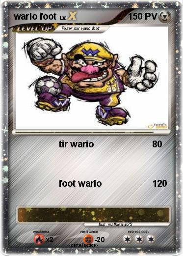 Pokemon wario foot