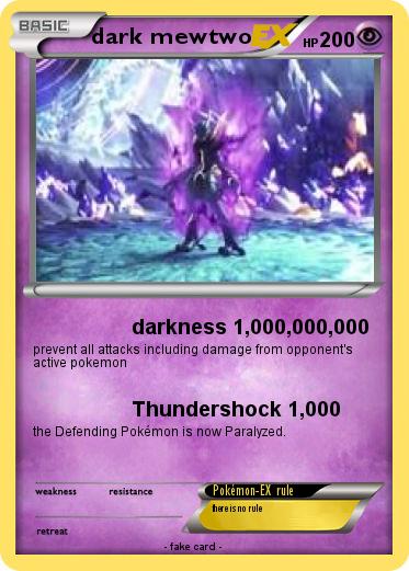 Pokemon dark mewtwo