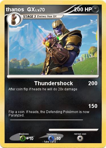Pokemon thanos  GX