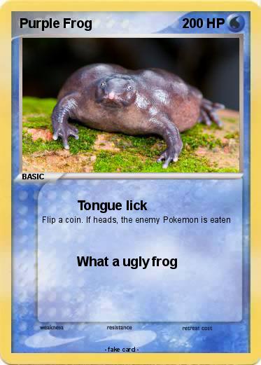 Pokemon Purple Frog