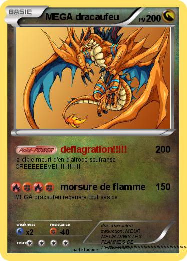 Pokemon MEGA dracaufeu