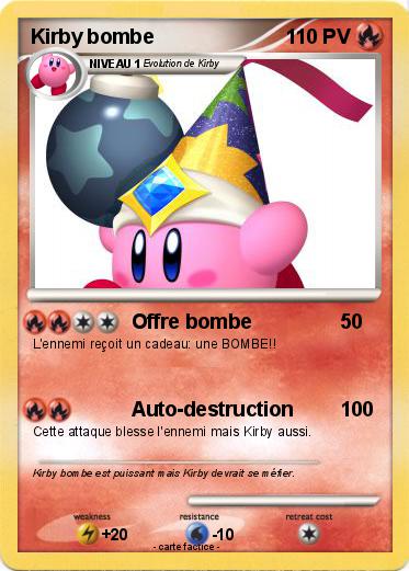 Pokemon Kirby bombe