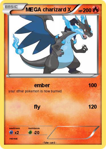Pokemon MEGA charizard X
