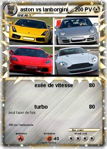 Pokemon aston vs lanborgini