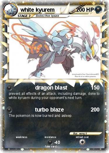 Pokemon white kyurem