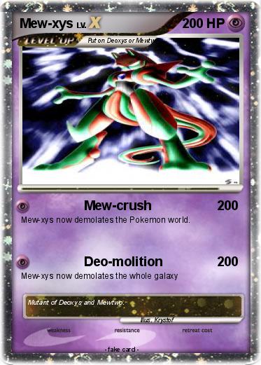Pokemon Mew-xys