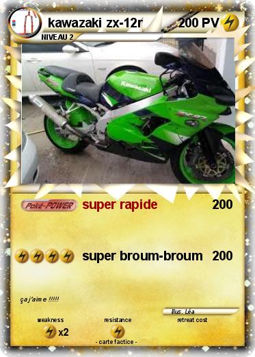 Pokemon kawazaki zx-12r