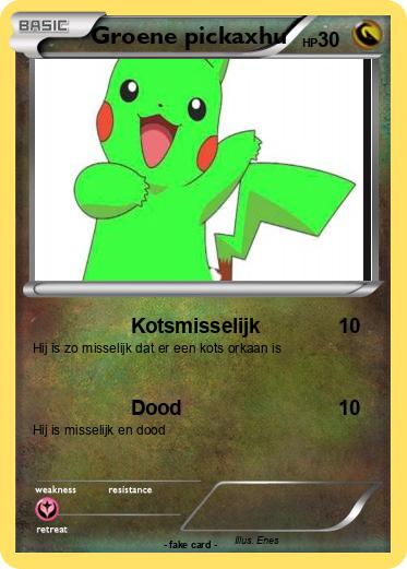 Pokemon Groene pickaxhu