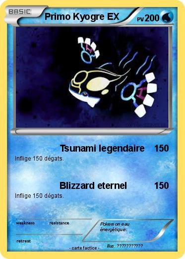 Pokemon Primo Kyogre EX