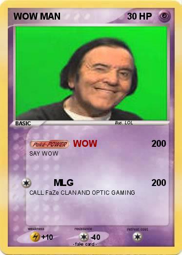Pokemon WOW MAN