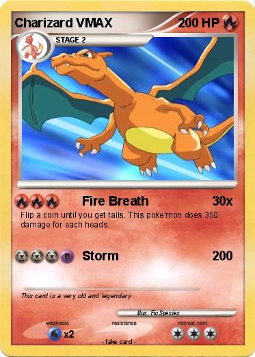 Pokemon Charizard VMAX