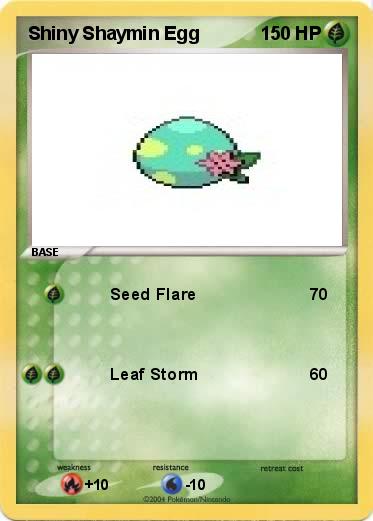 Pokemon Shiny Shaymin Egg