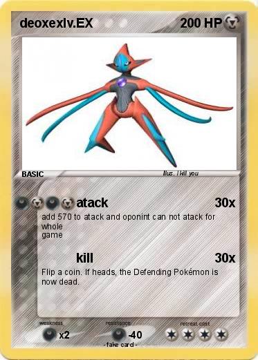 Pokemon deoxexlv.EX