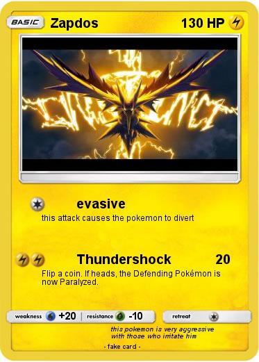 Pokemon Zapdos