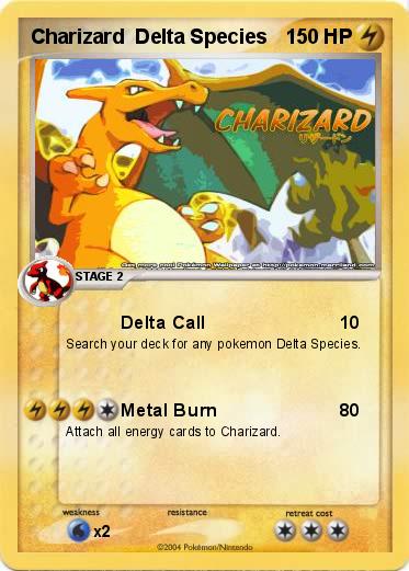 Pokemon Charizard  Delta Species