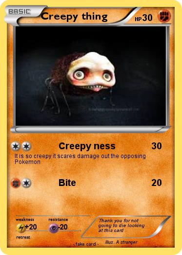 Pokemon Creepy thing