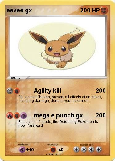 Pokemon eevee gx