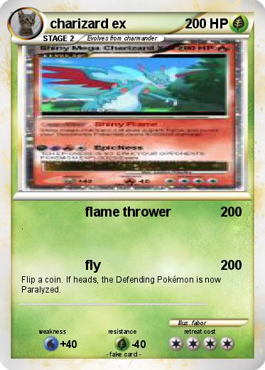 Pokemon charizard ex