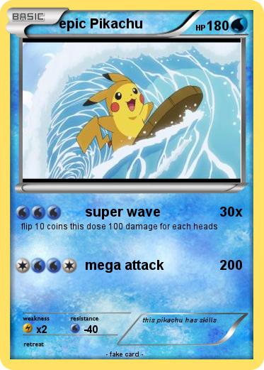 Pokemon epic Pikachu