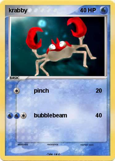 Pokemon krabby