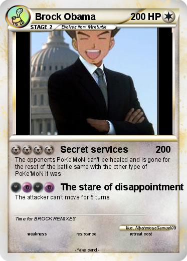 Pokemon Brock Obama