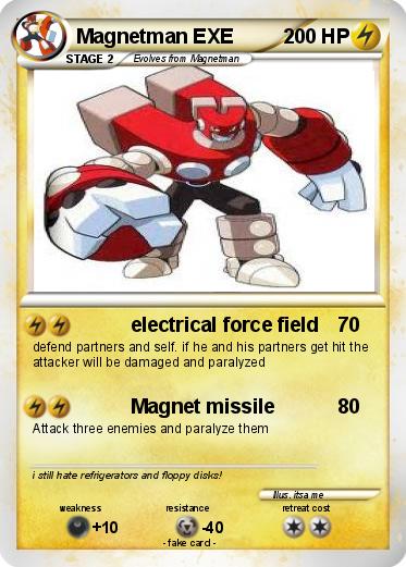 Pokemon Magnetman EXE