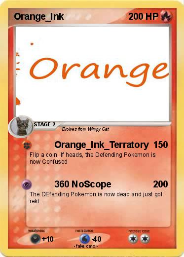 Pokemon Orange_Ink