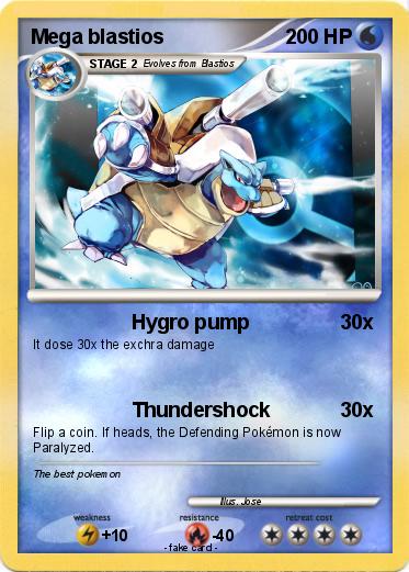 Pokemon Mega blastios