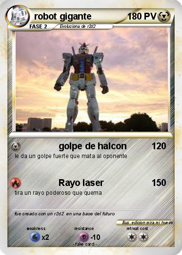 Pokemon robot gigante