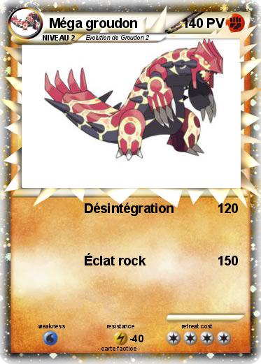 Pokemon Méga groudon